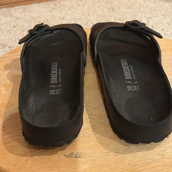 Birkenstock Black Rubber Sandals - Picture 2 of 4